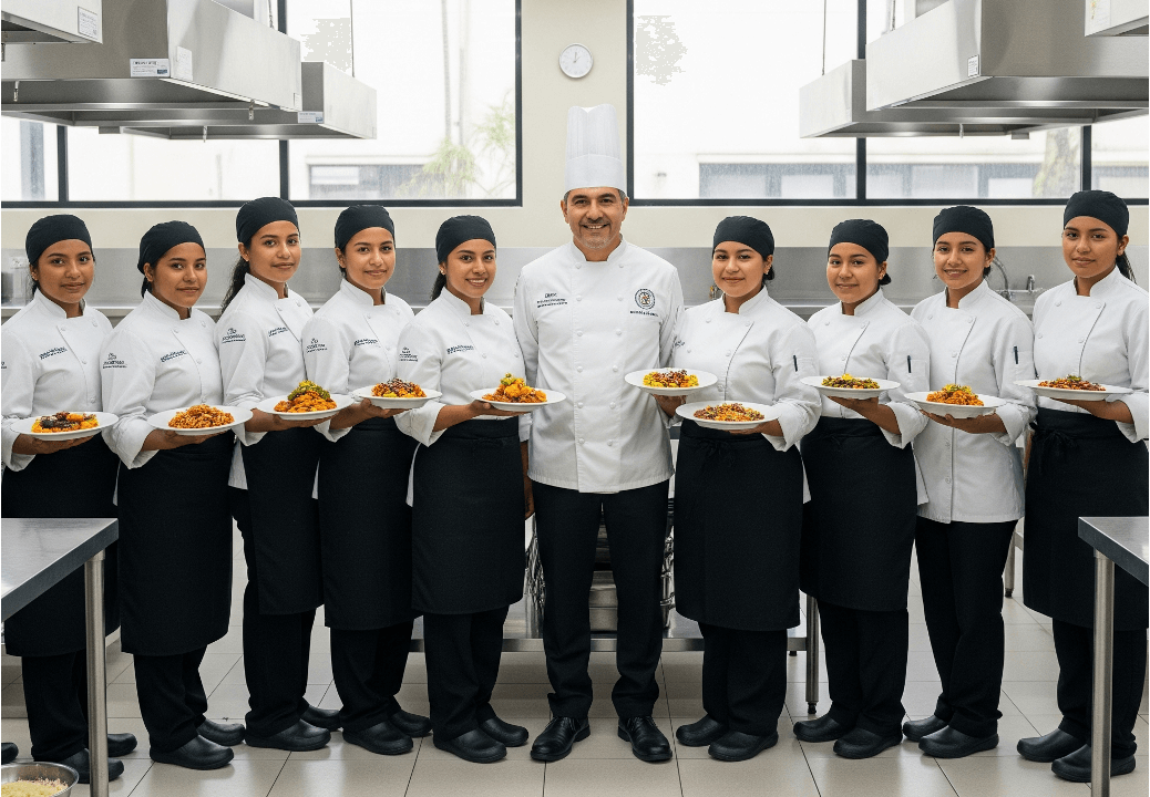 Uniformes para estudiantes de gastronomía Uniformes para estudiantes de gastronomía
